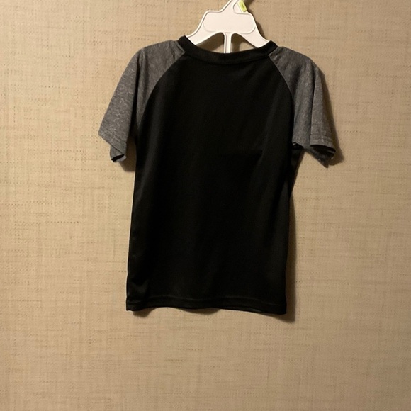 U.S. Polo Assn. Black and Gray Kids Tee with Blue Graphic - Picture 2 of 5